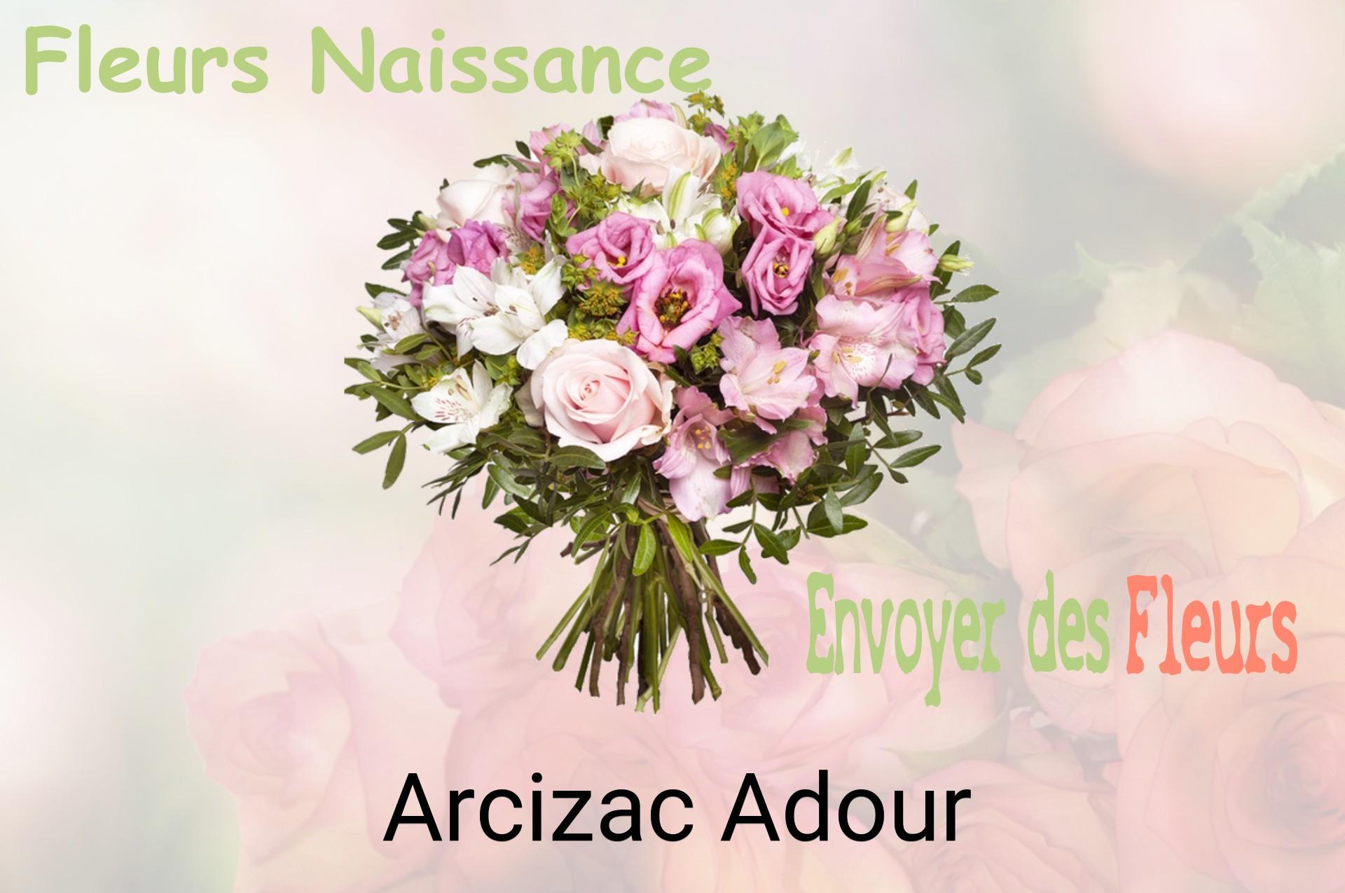 Bouquet de fleurs de naissance livré à Arcizac-Adour